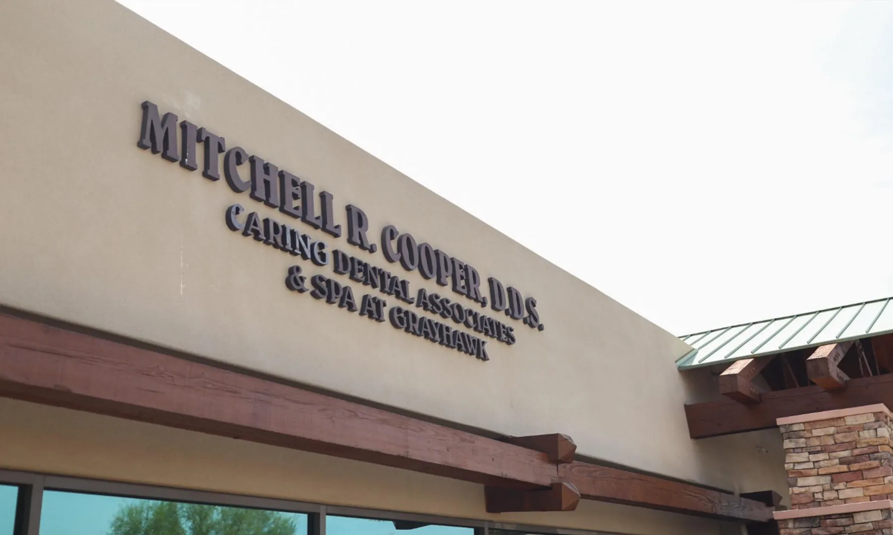 The Grayhawk Dental Associates building on E Thompson Peak Parkway in North Scottsdale